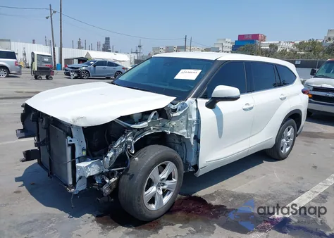 2021 Toyota Highlander Le from USA, damaged, VIN 5TDZZRAH4MS075146